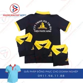 Sản phẩm ao thun den vang 1558 — Công Ty TNHH Bảo Hộ Lao Động Khương Bình Phát — MST 3603704918