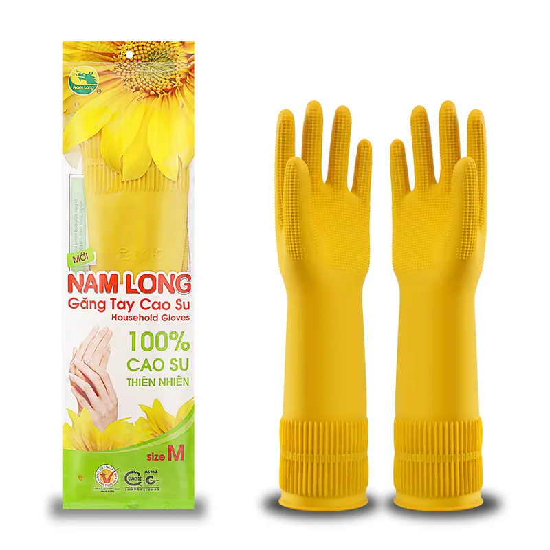 Sản phẩm gang tay cao su gia dung nam long size m — Bảo Hộ Lao Động New Sun - Công Ty TNHH Kỹ Thuật Dịch Vụ New Sun Việt Nam — MST 3603760334