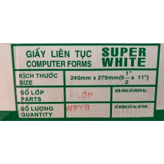 Sản phẩm giay in lien tuc — Bảo Hộ Lao Động Lê Hòa Phát - Công Ty TNHH Sản Xuất Thương Mại Dịch Vụ Lê Hòa
Phát — MST 3603809332