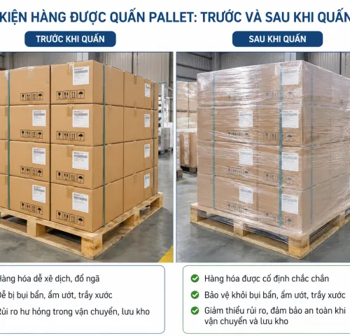 Sản phẩm mang pe quan pallet truoc va sau khi quan.jpg 500x480 — Bảo Hộ Lao Động Lê Hòa Phát - Công Ty TNHH Sản Xuất Thương Mại Dịch Vụ Lê Hòa
Phát — MST 3603809332