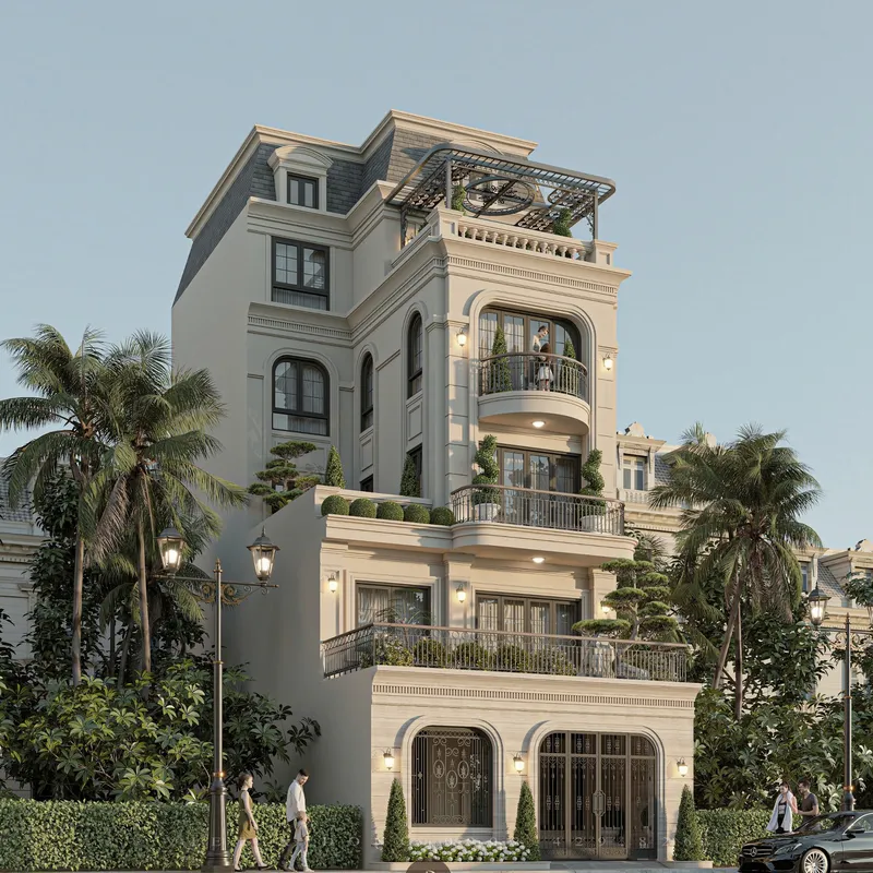 Sản phẩm kien truc biet thu 5 — Công Ty TNHH Kiến Trúc Home — MST 3603829610
