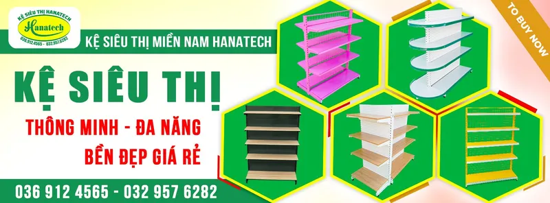 Sản phẩm ke sieu thi mien nam hanatech 1 — Công Ty TNHH Hanatech Việt Nam — MST 3603830221