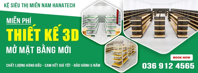 Sản phẩm ke sieu thi mien nam hanatech 4 — Công Ty TNHH Hanatech Việt Nam — MST 3603830221