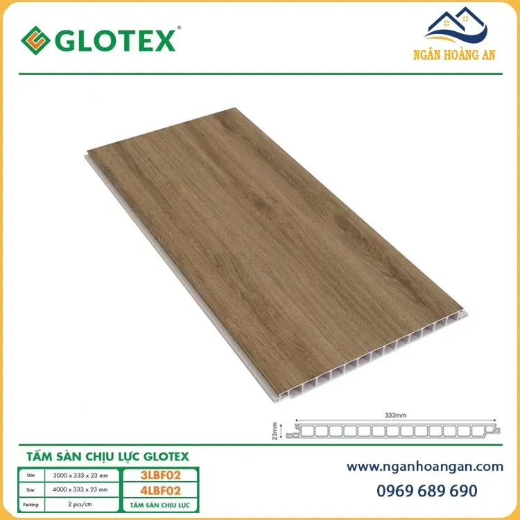 Sản phẩm san chiu luc gac xep glotex 4lbf02 23mm van nau tram tai go vap tphcm.webp — Công Ty TNHH Thương Mại Dịch Vụ Xây Dựng Ngân Hoàng An — MST 3603837273