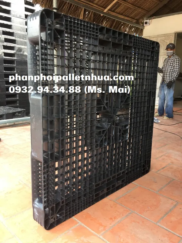 Sản phẩm pallet nhua cu 1100x1100x120mm hai mat (1)340199342885 — Công Ty TNHH Sản Xuất Thương Mại Dịch Vụ Mai Phát — MST 3603840276