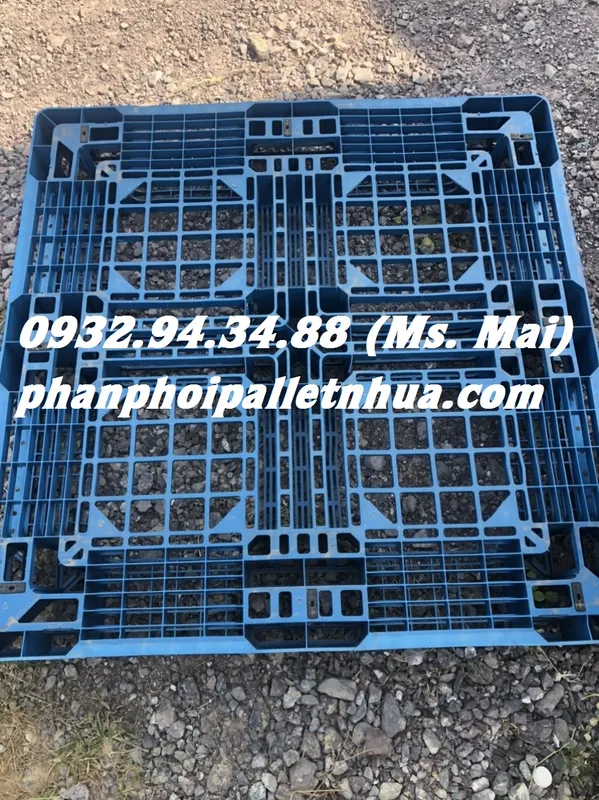 Sản phẩm pallet nhua cu 1100x1100x125mm mau xanh (1)861080147926 — Công Ty TNHH Sản Xuất Thương Mại Dịch Vụ Mai Phát — MST 3603840276