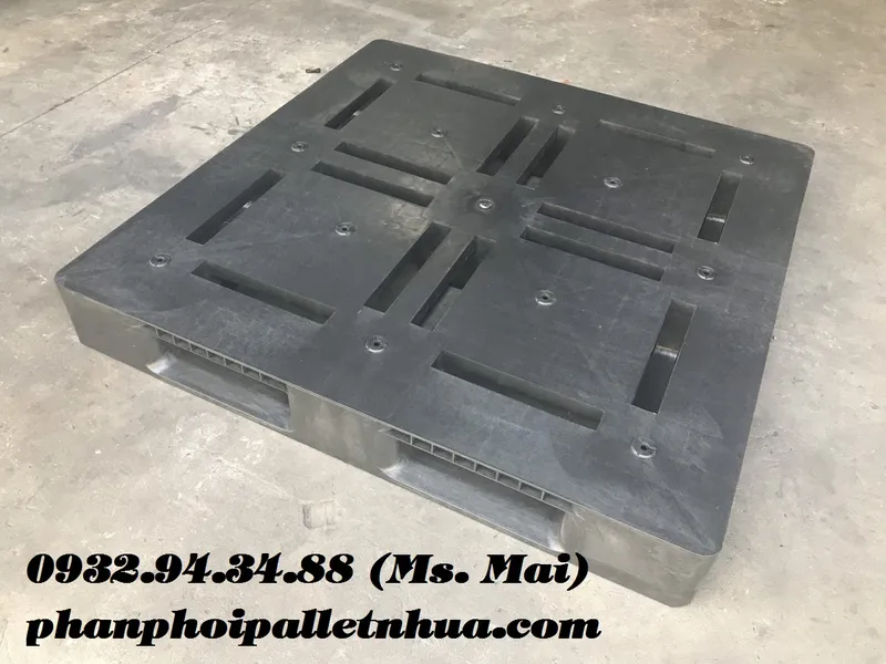 Sản phẩm pallet nhua cu 1100x1100x150mm mat da (2)055594869855 — Công Ty TNHH Sản Xuất Thương Mại Dịch Vụ Mai Phát — MST 3603840276