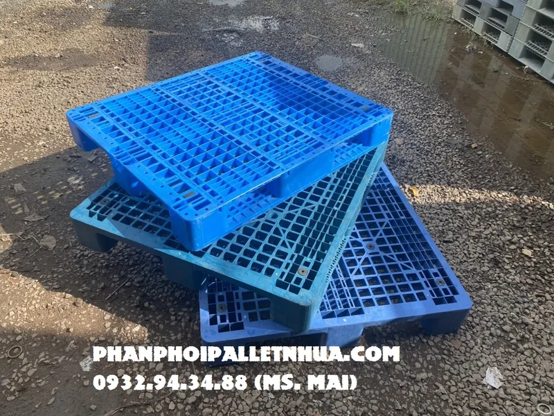 Sản phẩm pallet nhua cu 1200x1000x150mm ba chan (2)259810997680 — Công Ty TNHH Sản Xuất Thương Mại Dịch Vụ Mai Phát — MST 3603840276