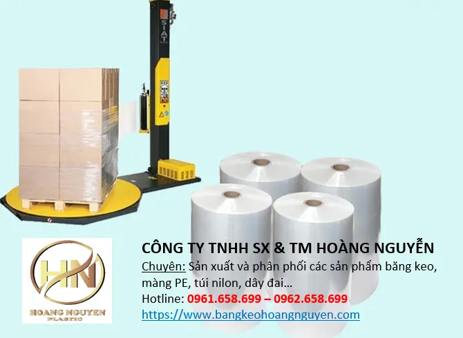 Sản phẩm Mang PE dùng cho quấn máy — Công Ty TNHH Sản Xuất Và Thương Mại Hoàng Nguyễn — MST 3603868722