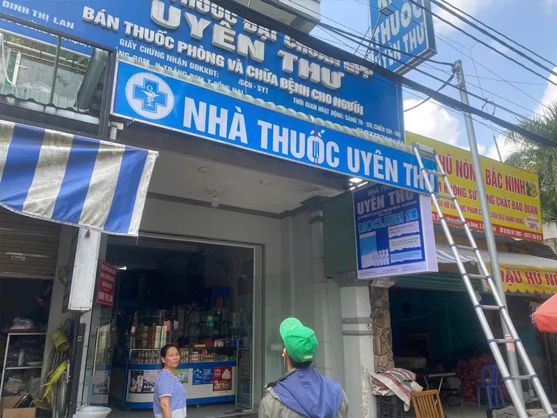 Sản phẩm thi cong bang hieu nha thuoc tay tai dong nai — Công Ty TNHH Mỹ Thuật Thiên Nam Group — MST 3603933058