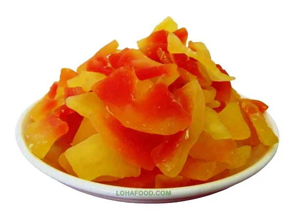 Sản phẩm dried papaya — Hoa Quả Sấy Loha Food - Công Ty TNHH Sản Xuất Xuất Nhập Khẩu Long Hưng — MST 3603950053