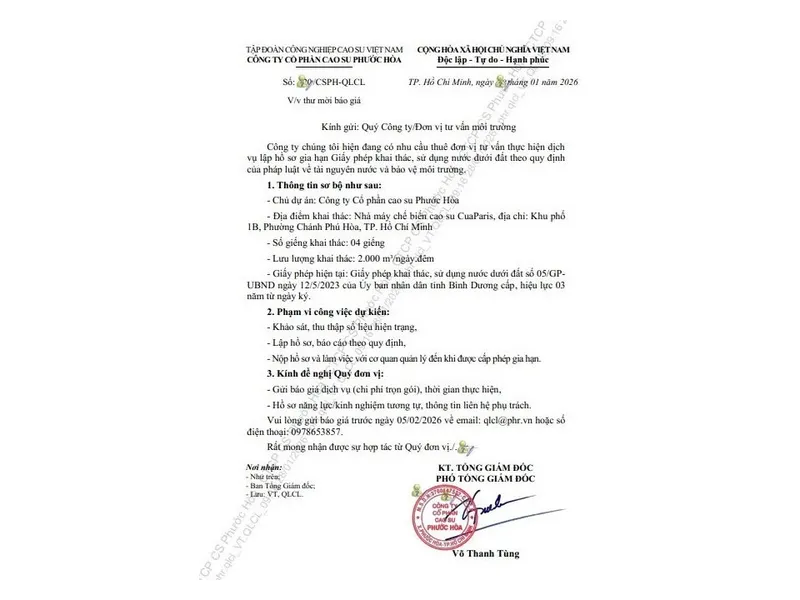 Sản phẩm Presentation210203128012026 — Cao Su Phước Hòa - Công Ty Cổ Phần Cao Su Phước Hòa — MST 3700147532