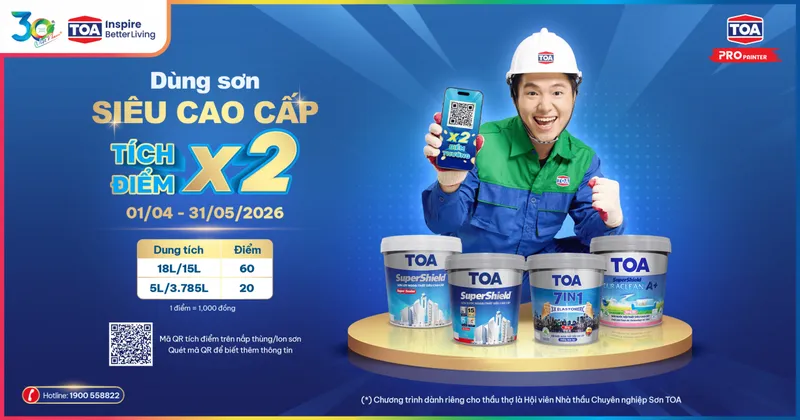 Sản phẩm db2faa50629186 a9d3de2340e814kvchngtrnhnhthuchuynnghipsntoa2026_nen — Công Ty TNHH Sơn TOA Việt Nam — MST 3700226914