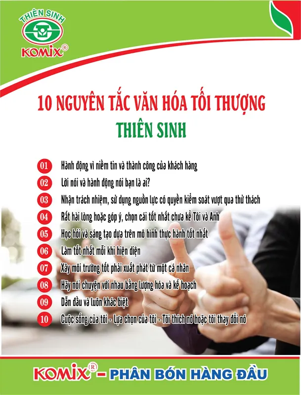 Sản phẩm 10_nguy_n_t_c_thi_nsinh — Phân Bón Komix - Công Ty Cổ Phần Thiên Sinh — MST 3700477499