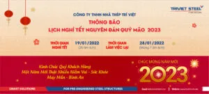 Sản phẩm THONG BAO NGHI TET NGUYEN DAN 09 300x135 — Công Ty TNHH Nhà Thép Trí Việt — MST 3700570307