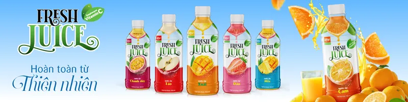 Sản phẩm Fresh juice Hoan toan tu thien nhien — Nước Giải Khát Rita - Công Ty TNHH Thực Phẩm Và Nước Giải Khát Rita — MST 3700574950