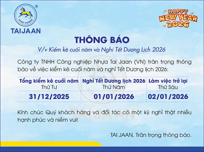 Sản phẩm Anh tieu bieu dang web — Công Ty TNHH Công Nghiệp Nhựa Tai Jaan — MST 3700575827