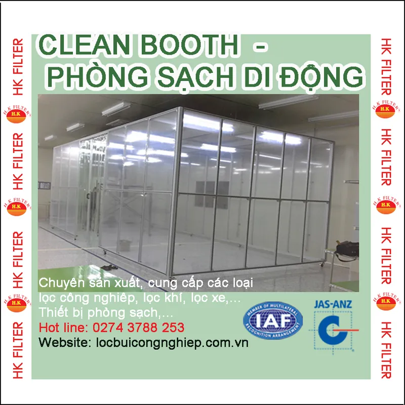 Sản phẩm CLEAN BOOTH 900 X 900 — Công Ty TNHH Lưới Lọc Hoàng Kim — MST 3700638033