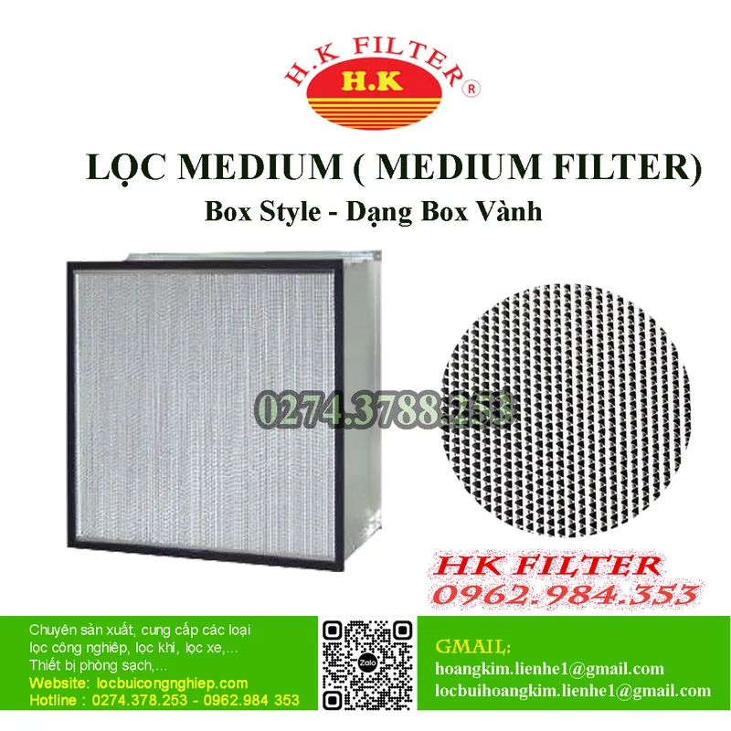 Sản phẩm Medium Box — Công Ty TNHH Lưới Lọc Hoàng Kim — MST 3700638033