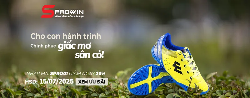 Sản phẩm giay bong da tre em — Giày Thể Thao Prowin - Công Ty TNHH Nam Bình — MST 3700799305