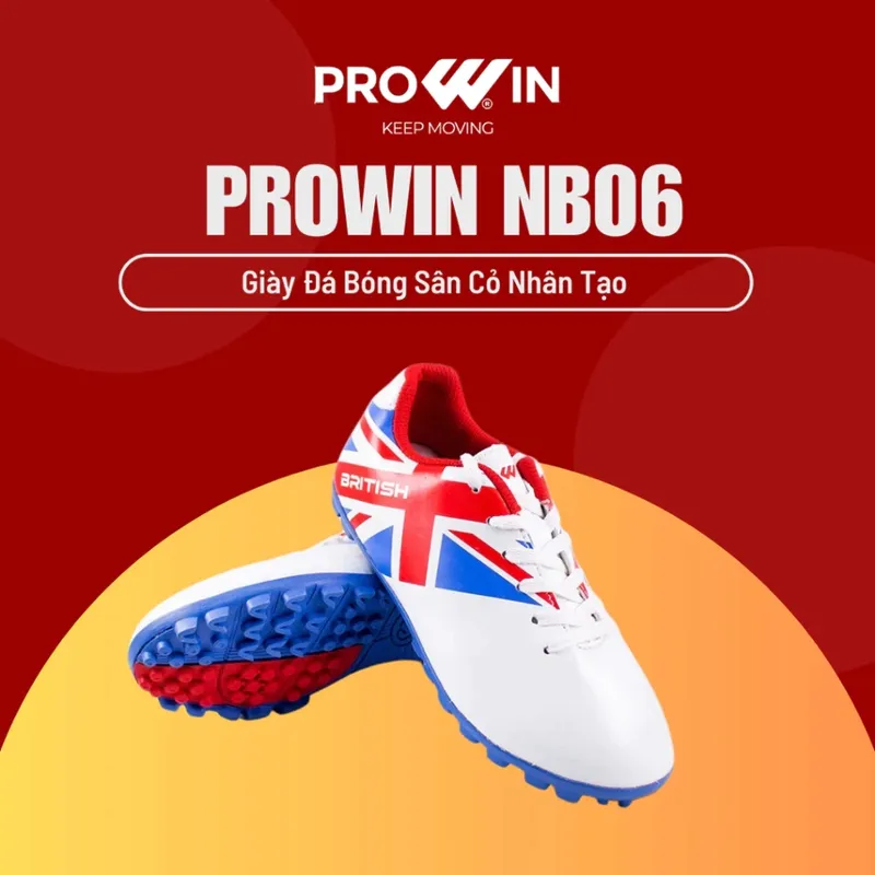 Sản phẩm giay da bong tre em san co nhan tao nb06 — Giày Thể Thao Prowin - Công Ty TNHH Nam Bình — MST 3700799305