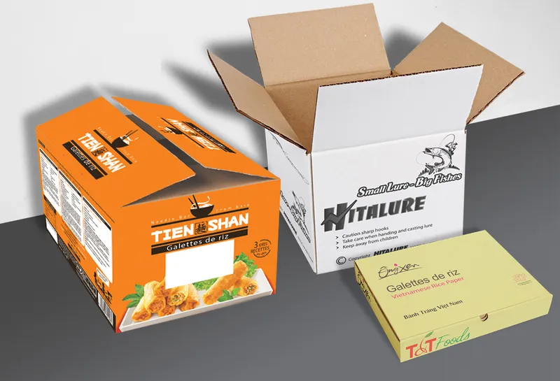 Sản phẩm Thung carton in offset 4 — Bao Bì Xuân Quang - Công Ty TNHH MTV Xuân Quang — MST 3700831090