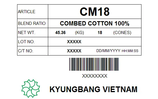 Sản phẩm c18 — Công Ty TNHH Kyungbang Việt Nam — MST 3700907021