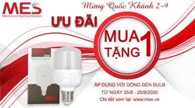 Sản phẩm mừng quốc khánh mua 1 tặng 1 — Công Ty CP Giải Pháp Cơ Điện MES — MST 3701501948
