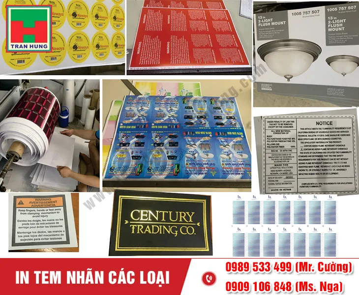 Sản phẩm in tem nhan cac loai — In Ấn Trần Hùng - Công Ty TNHH Một Thành Viên Sản Xuất - Thương Mại & Dịch Vụ In
Ấn Trần Hùng — MST 3701766422