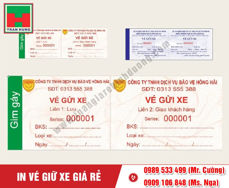 Sản phẩm in ve giu xe gia re — In Ấn Trần Hùng - Công Ty TNHH Một Thành Viên Sản Xuất - Thương Mại & Dịch Vụ In
Ấn Trần Hùng — MST 3701766422