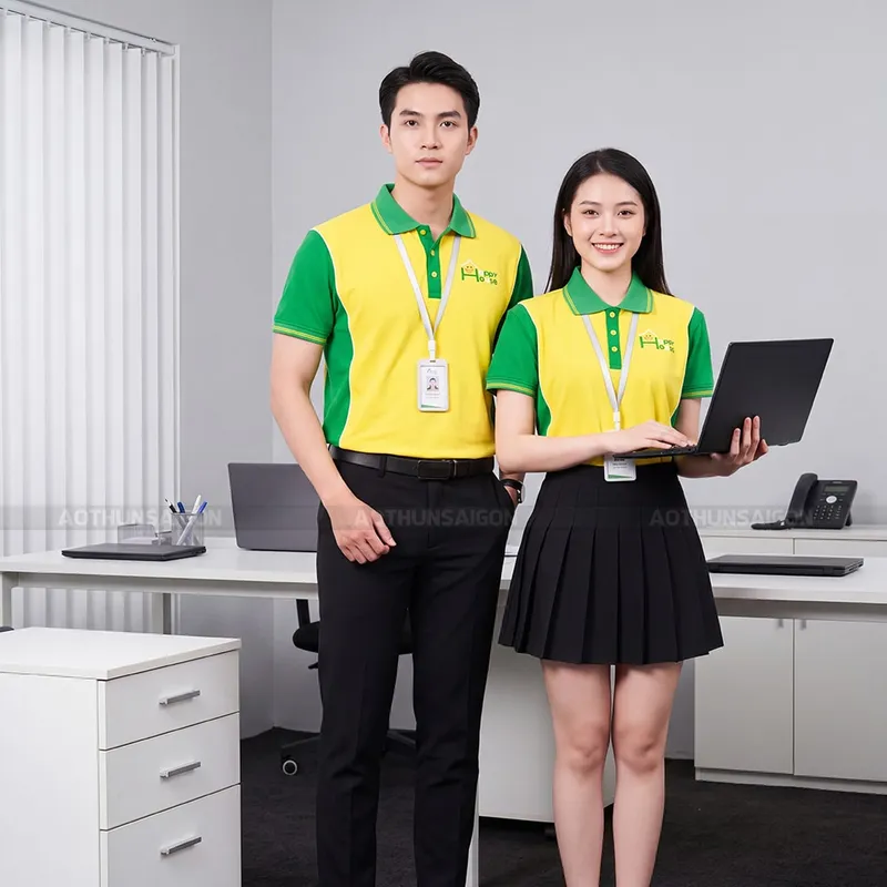 Sản phẩm mau ao phong dong phuc dep happy house 6 — Công Ty TNHH Phát Thiên Thanh — MST 3701771542