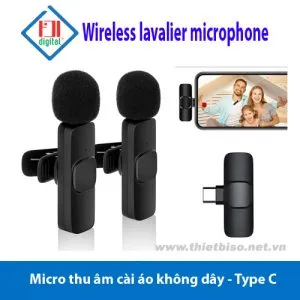 Sản phẩm Micro thu âm cài áo không dây Type C 2 MIC 1 300x300 — Công Ty TNHH Thương Mại Dịch Vụ Thiết Bị Số Hoàn Mỹ — MST 3701990417