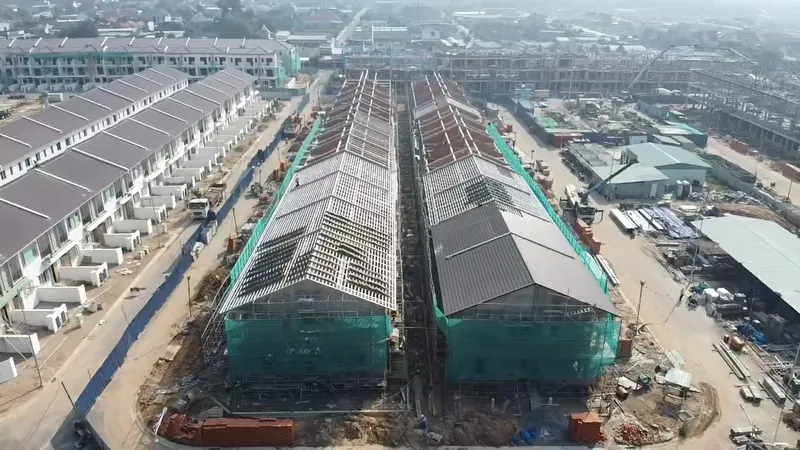 Sản phẩm thi cong du an khu biet thu suncasa central 5157 — Thép Mạ Việt TTTRUSS - Công Ty Cổ Phần Xây Dựng Thương Mại Khang Gia Việt — MST 3702004265