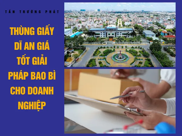 Sản phẩm Thung giay Di An gia tot giai phap bao bi cho doanh nghiep — Bao Bì Tấn Trường Phát - Công Ty TNHH Bao Bì Tấn Trường Phát — MST 3702015669