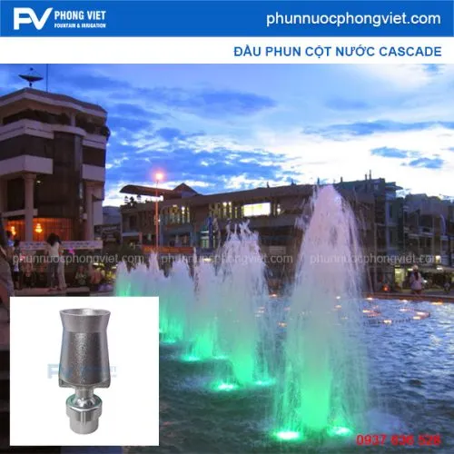 Sản phẩm dau phun cot nuoc cay thong ma crom 500x500 — Phun Nước Nghệ Thuật Phong Việt - Công Ty TNHH Phun Nước Phong Việt — MST 3702069826
