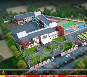 Sản phẩm thiet ke xay dung truong hoc mam non truong ngoai ngu 300x267 — Chánh Nghĩa Group - Công Ty Cổ Phần Xây Dựng Chánh Nghĩa — MST 3702194418