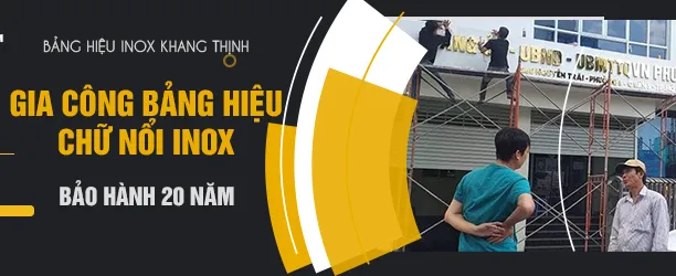 Sản phẩm 2 — Bảng Hiệu Chữ Inox Bình Dương Khang Thịnh - Công Ty TNHH Quảng Cáo Khang Thịnh
Bình Dương — MST 3702199092