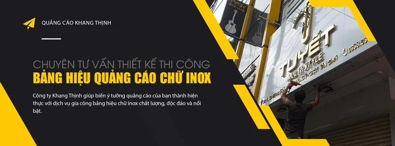 Sản phẩm THIET KE BANG HIEU QUANG CAO INOX scaled — Bảng Hiệu Chữ Inox Bình Dương Khang Thịnh - Công Ty TNHH Quảng Cáo Khang Thịnh
Bình Dương — MST 3702199092