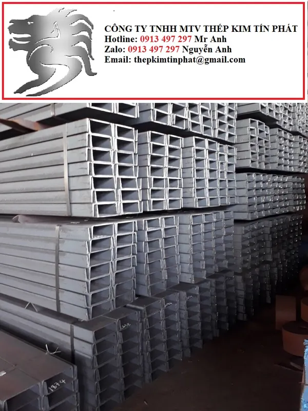 Sản phẩm THEP HINH U100 — Công Ty TNHH Một Thành Viên Thép Kim Tín Phát — MST 3702227430