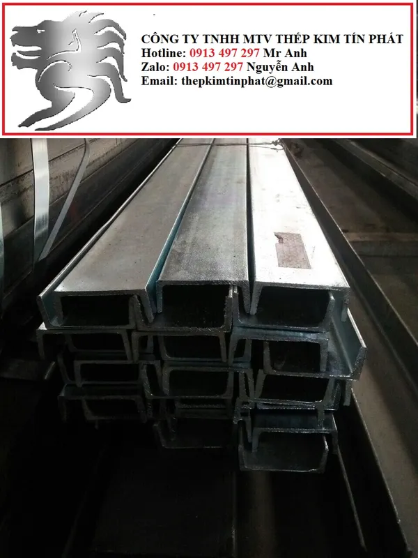 Sản phẩm THEP HINH U120 — Công Ty TNHH Một Thành Viên Thép Kim Tín Phát — MST 3702227430
