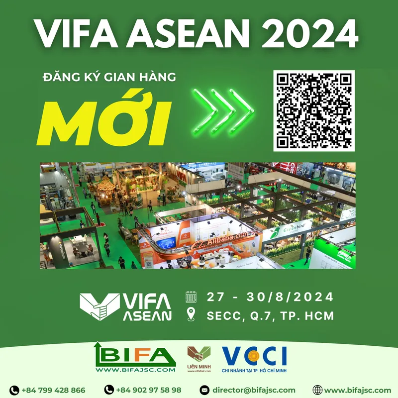 Sản phẩm VN 2 — Tổ Chức Triển Lãm Và Hội Chợ B.I.F.A - Công Ty Cổ Phần Thương Mại Dịch Vụ
B.I.F.A — MST 3702228466