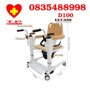 Sản phẩm xe nang benh nhan D100 300x300 — Công Ty TNHH Trang Thiết Bị Y Tế Tâm Thiện Phúc — MST 3702235978