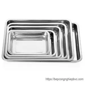 Sản phẩm khay inox chu nhat 20x27cm 22x32cm 27x36cm 30x40cm 35x50cm 40x60cm_300x300 — Công Ty TNHH Thương Mại Dịch Vụ Be Vi Co — MST 3702264182