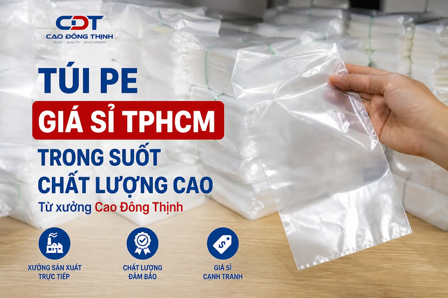 Sản phẩm tui pe gia si tphcm cao dong thinh — Găng Tay Cao Đông Thịnh - Công Ty TNHH Một Thành Viên Cao Đông Thịnh — MST 3702264400
