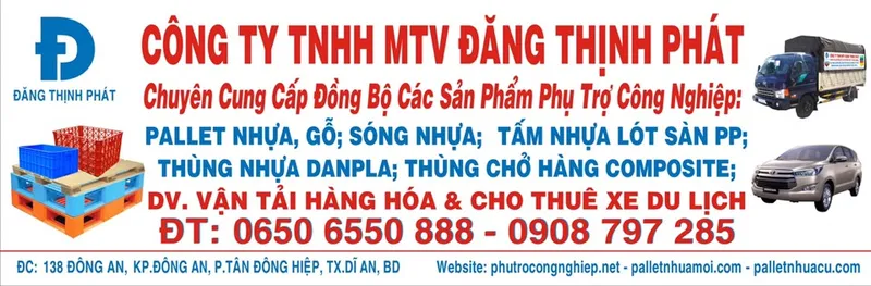 Sản phẩm 0588884631626290 — Pallet Nhựa Đăng Thịnh Phát - Công Ty TNHH Dịch Vụ Công Nghiệp Đăng Thịnh Phát — MST 3702296219