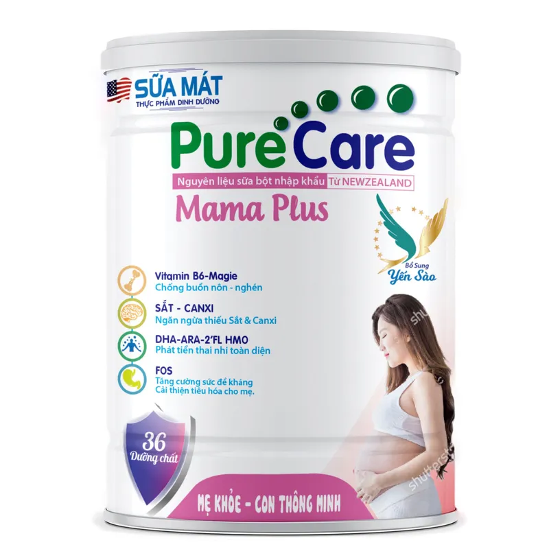 Sản phẩm Sua Mat Pure Care MaMa Plus 900g — Công Ty TNHH Thành Hoàng Long — MST 3702321828