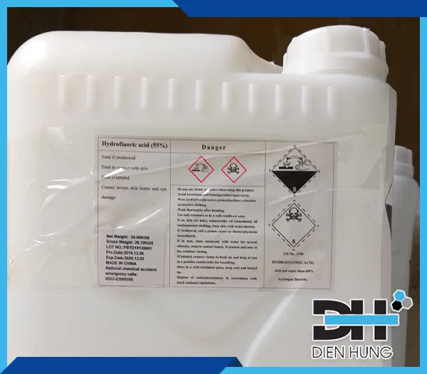 Sản phẩm hf — Hóa Chất Điền Hưng - Công Ty TNHH Một Thành Viên Điền Hưng — MST 3702324191