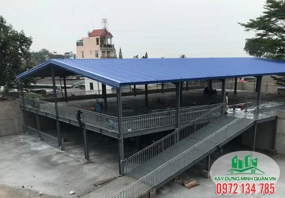 Sản phẩm thi cong nha de xe tai binh duong minhquan 576x400 — Công Ty TNHH Một Thành Viên Trang Trí Nội Ngoại Thất Minh Quân — MST 3702327643