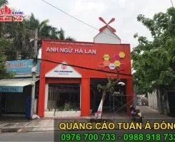 Sản phẩm bang hieu truong day anh ngu 9981 — Công Ty TNHH MTV Quảng Cáo Tuấn á Đông — MST 3702345755