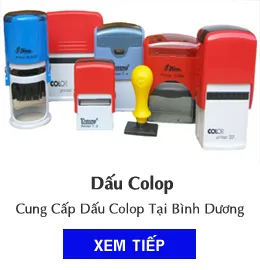 Sản phẩm dau colop — Công Ty TNHH Quảng Cáo Khắc Dấu Thanh Niên — MST 3702353315